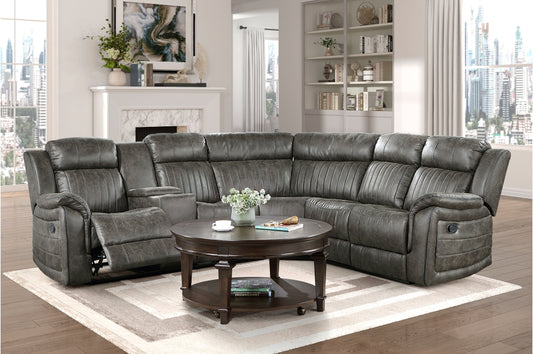 9479BRG*SC 3-Piece Reclining Sectional with Left Console